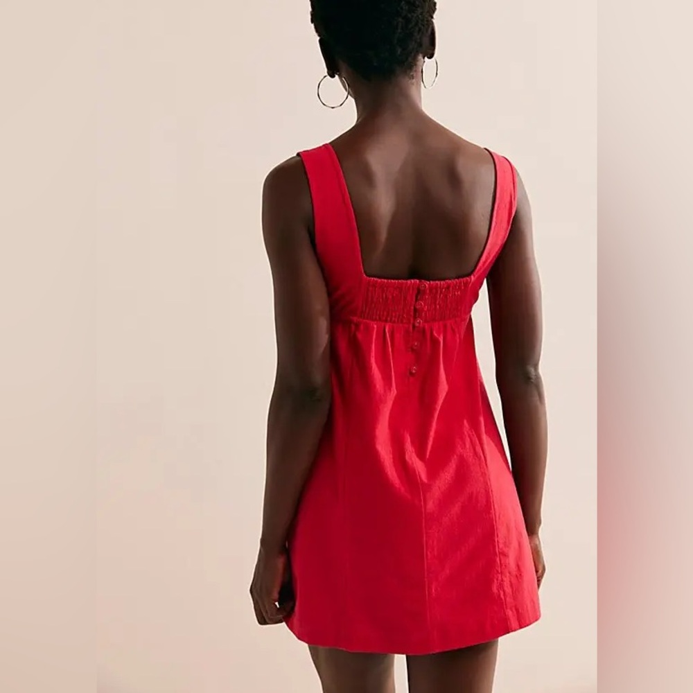 FREE PEOPLE Vivian Mini - Barbados Cherry Combo NWOT size L - Picture 2 of 3
